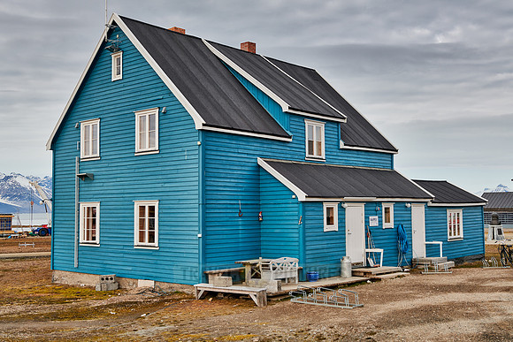 buildings of the Northernmost settlement Ny-Ålesund