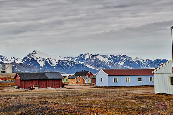 buildings of the Northernmost settlement Ny-Ålesund
