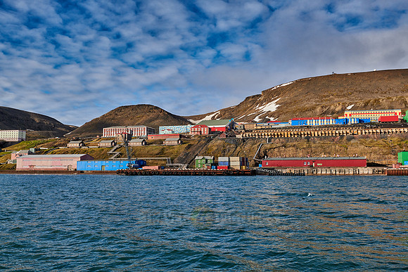 russian mining town Barentsburg