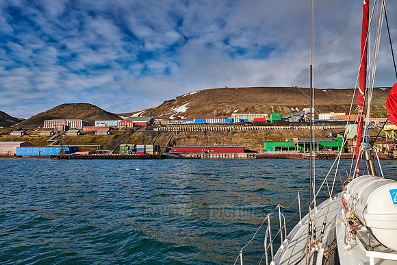 russian mining town Barentsburg