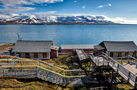 buildings and landscape of Barentsburg
