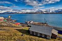 buildings and landscape of Barentsburg