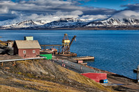 buildings and landscape of Barentsburg