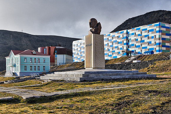 Lenin memorial in Barentsburg