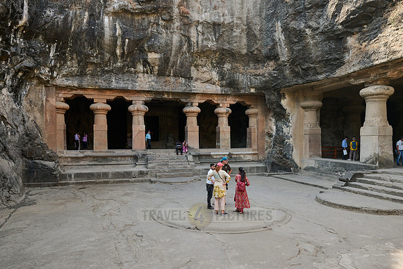 the East Shrine of Elephanta caves