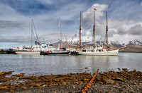 vessels in Longyearbyen harbour