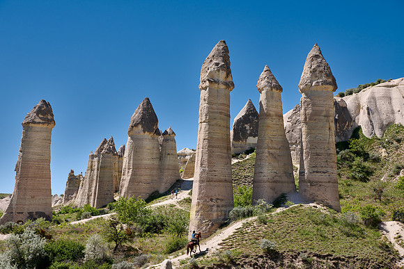 landscape of love valley near Göreme