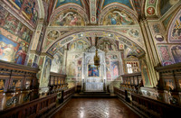 chapel with frescos in Palazzo Pubblico, Siena