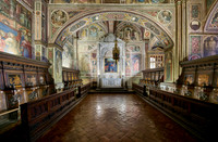 chapel with frescos in Palazzo Pubblico, Siena