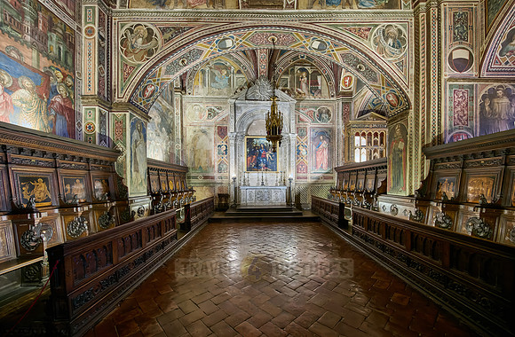 chapel with frescos in Palazzo Pubblico, Siena