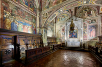 chapel with frescos in Palazzo Pubblico, Siena