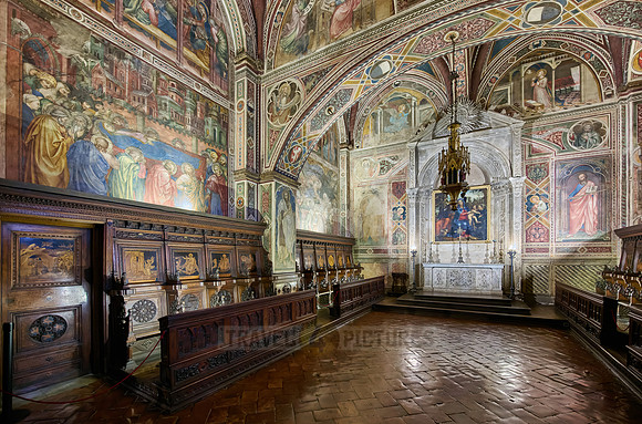 chapel with frescos in Palazzo Pubblico, Siena