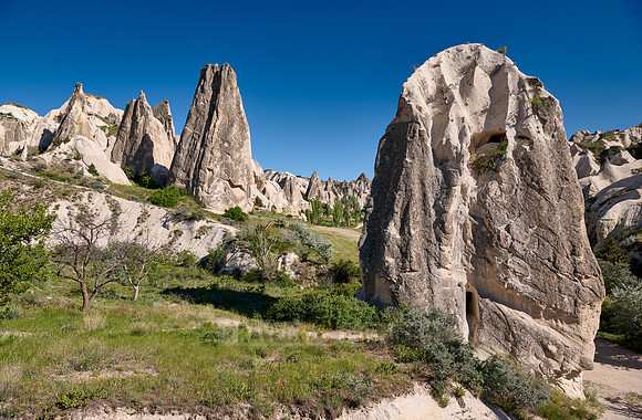 landscape of Rose Valley Goreme