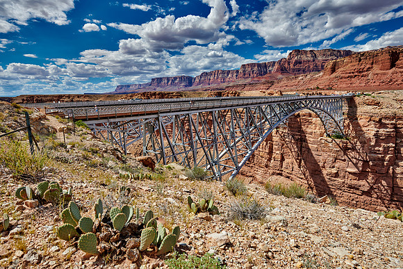 Navajo Bridge, Marble Canyon and Vermillion Cliffs