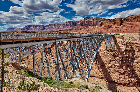 Navajo Bridge, Marble Canyon and Vermillion Cliffs