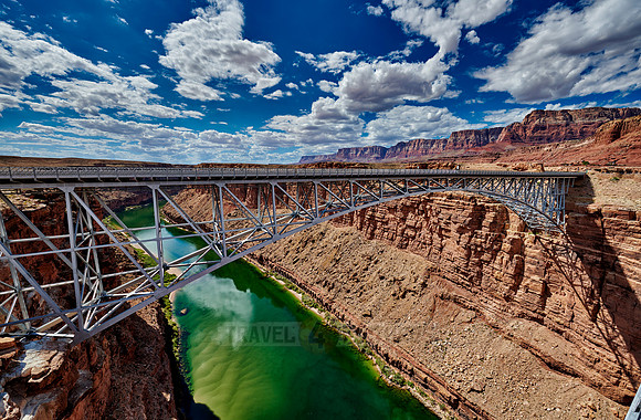 Navajo Bridge, Marble Canyon and Vermillion Cliffs
