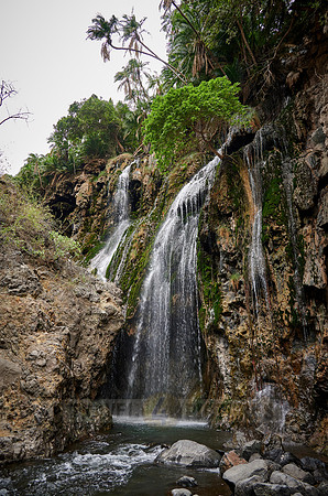 waterfall near Lake Natron