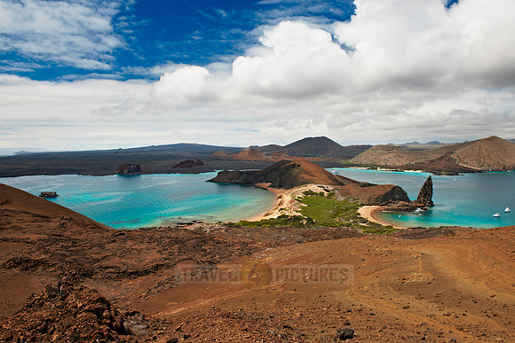 vulkanische Landschaft auf  Isla Bartolome |vulcanic landscape of Isla Bartolome|