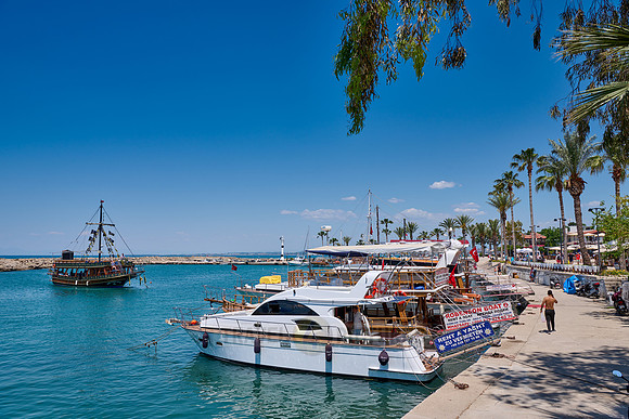 harbour of Old town of Side