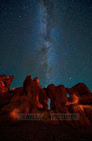night sky over Red Canyon