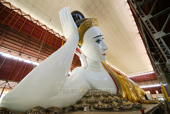 lying reclining Buddha, Yangon