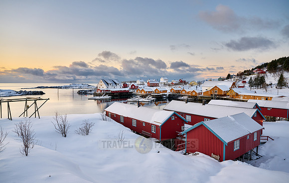 historic fishing village Tind, Lofoten