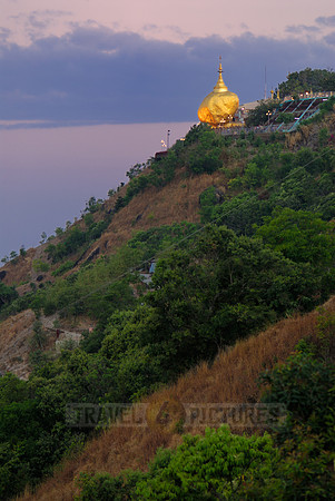 twilight at illuminated The Golden Rock