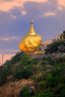 twilight at illuminated The Golden Rock