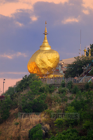 twilight at illuminated The Golden Rock