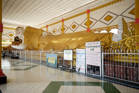 sleeping Buddha in Seinthahlaung Pagoda