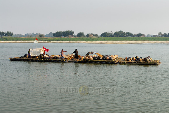 barge on Irrawaddy River