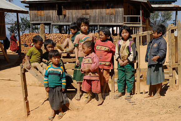 children of Palaung tribe