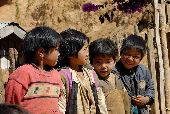 children of Palaung tribe