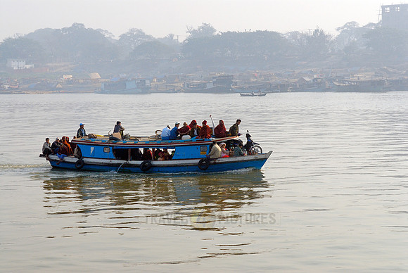 barge on Irrawaddy River