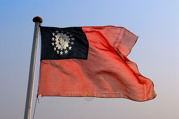 National flag of Myanmar