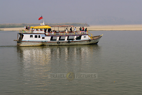 barge on Irrawaddy River