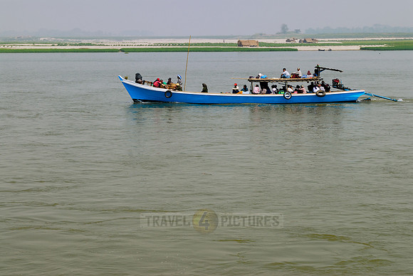 barge on Irrawaddy River