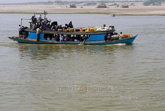 barge on Irrawaddy River