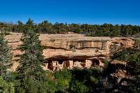 Spruce Tree House, Cliff dwellings in Mesa-Verde-National Park