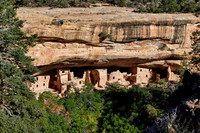 Spruce Tree House, Cliff dwellings in Mesa-Verde-National Park