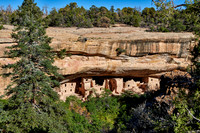 Spruce Tree House, Cliff dwellings in Mesa-Verde-National Park