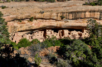 Spruce Tree House, Cliff dwellings in Mesa-Verde-National Park