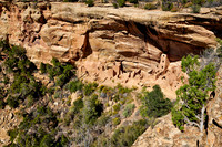 Square Tower House, Cliff dwellings in Mesa-Verde-National Park