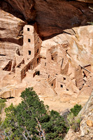 Square Tower House, Cliff dwellings in Mesa-Verde-National Park