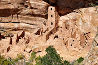 Square Tower House, Cliff dwellings in Mesa-Verde-National Park