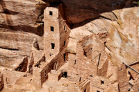 Square Tower House, Cliff dwellings in Mesa-Verde-National Park