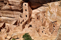 Square Tower House, Cliff dwellings in Mesa-Verde-National Park