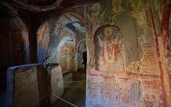 frescos inside Sumbullu church or Jacinth church, Ihlara valley
