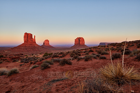 sunset at the Mittens, Monument Valley
