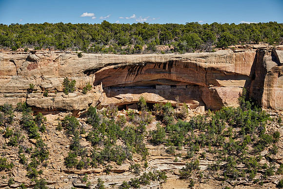 Cliff dwellings in Mesa-Verde-National Park